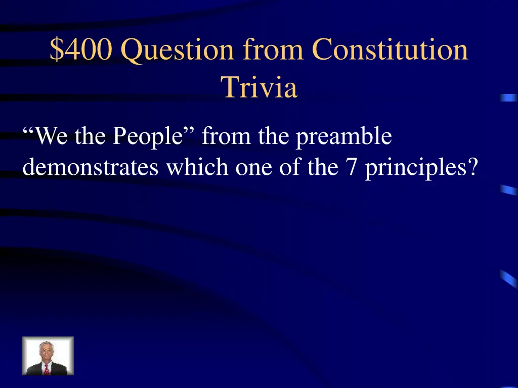 400 question from constitution trivia