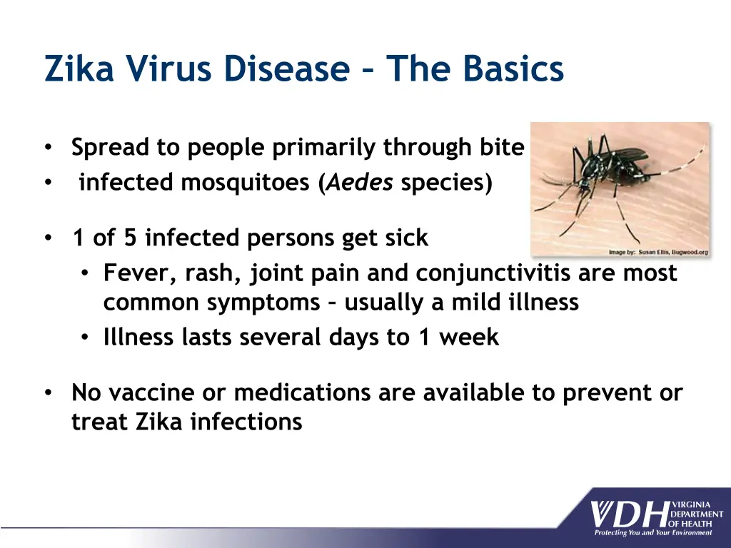 zika virus disease the basics