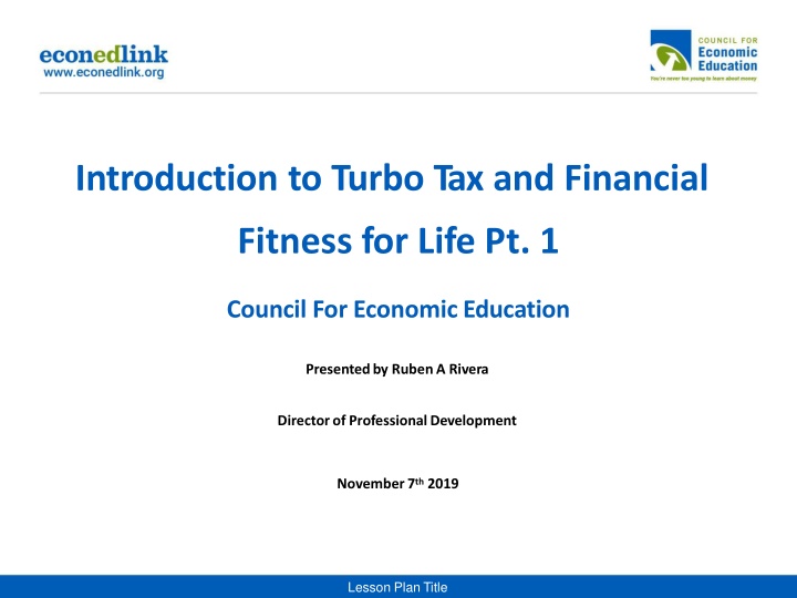 introduction to turbo tax and financial