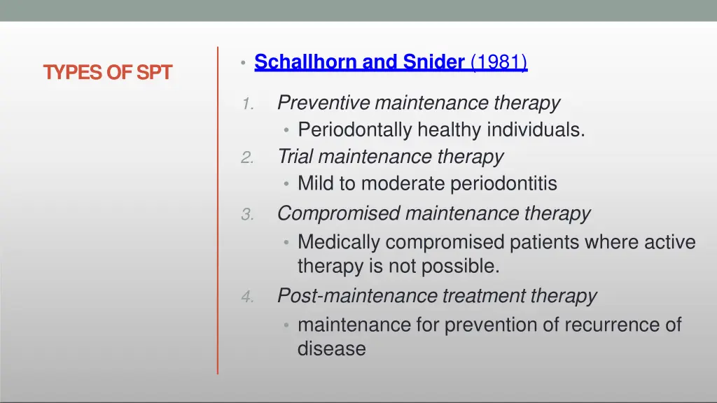 schallhorn and snider 1981