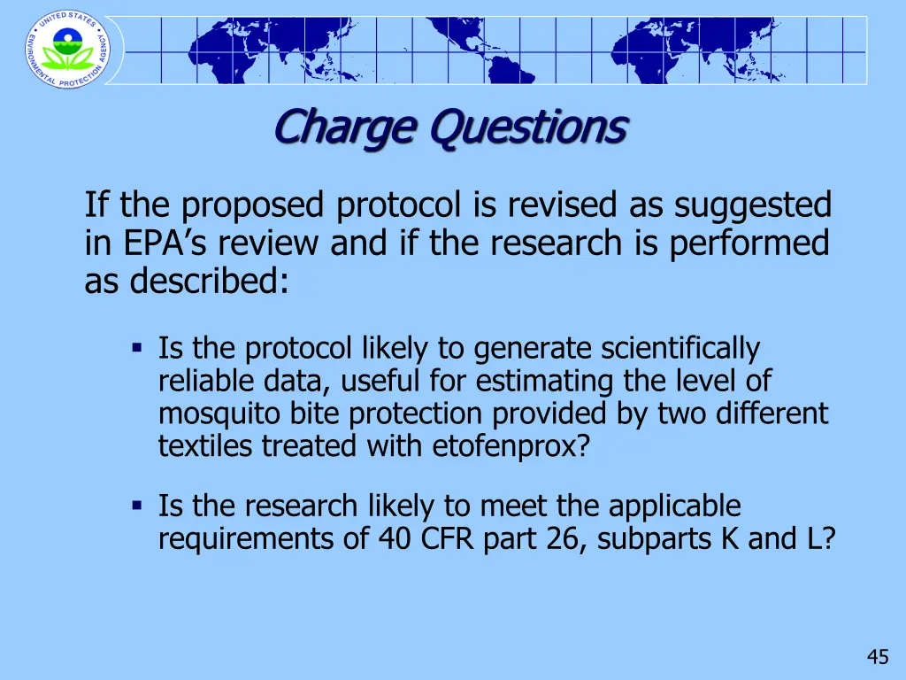 charge questions