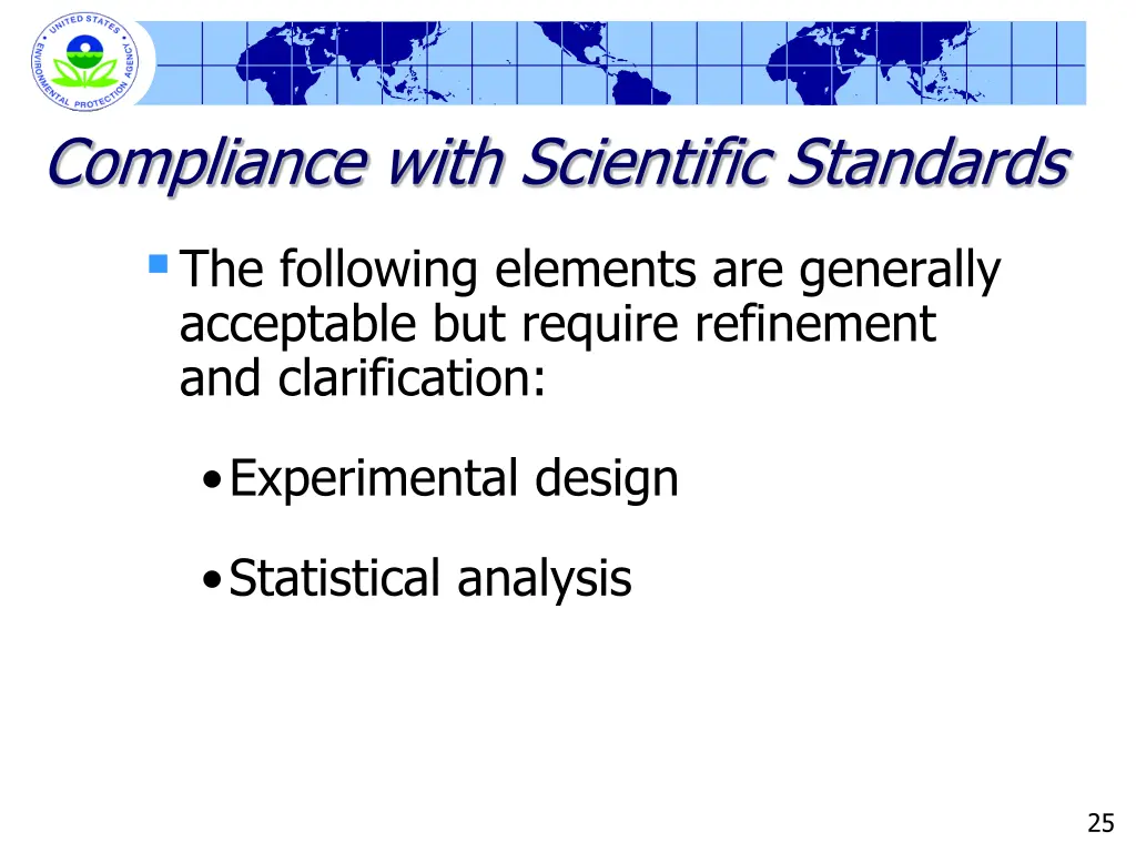 compliance with scientific standards 1