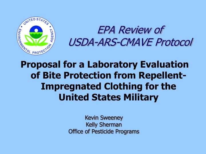 epa review of usda ars cmave protocol