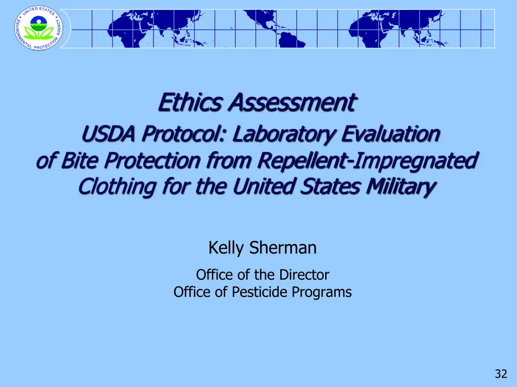 ethics assessment usda protocol laboratory