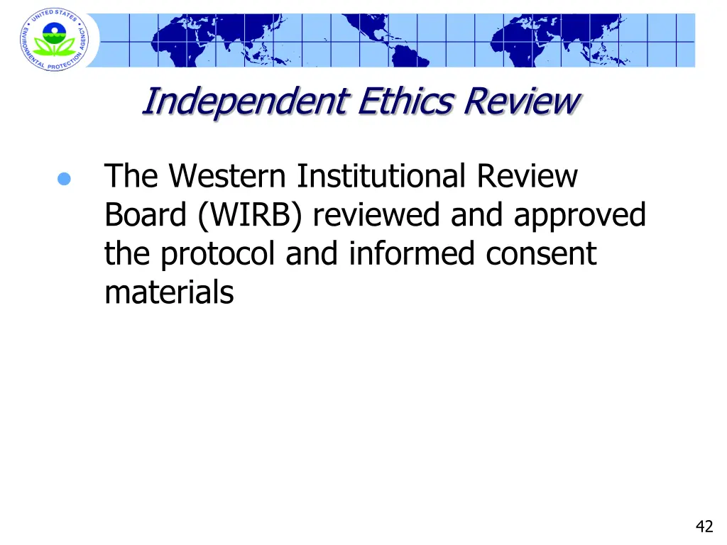 independent ethics review