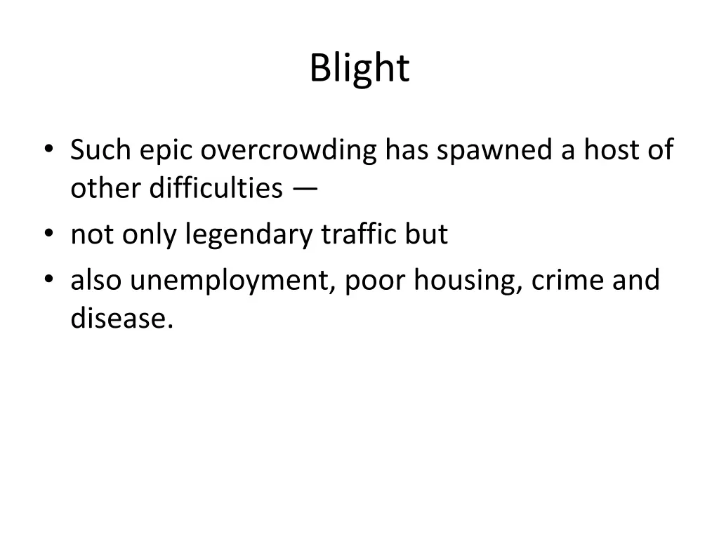 blight