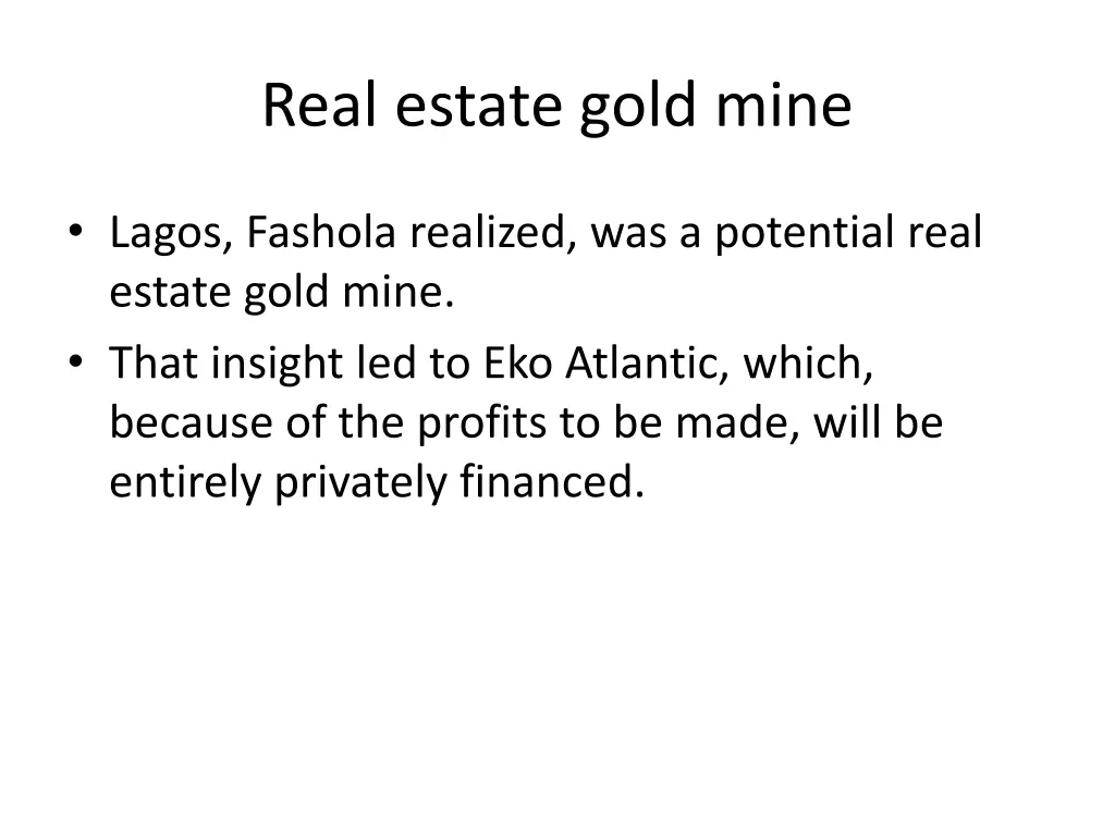 real estate gold mine