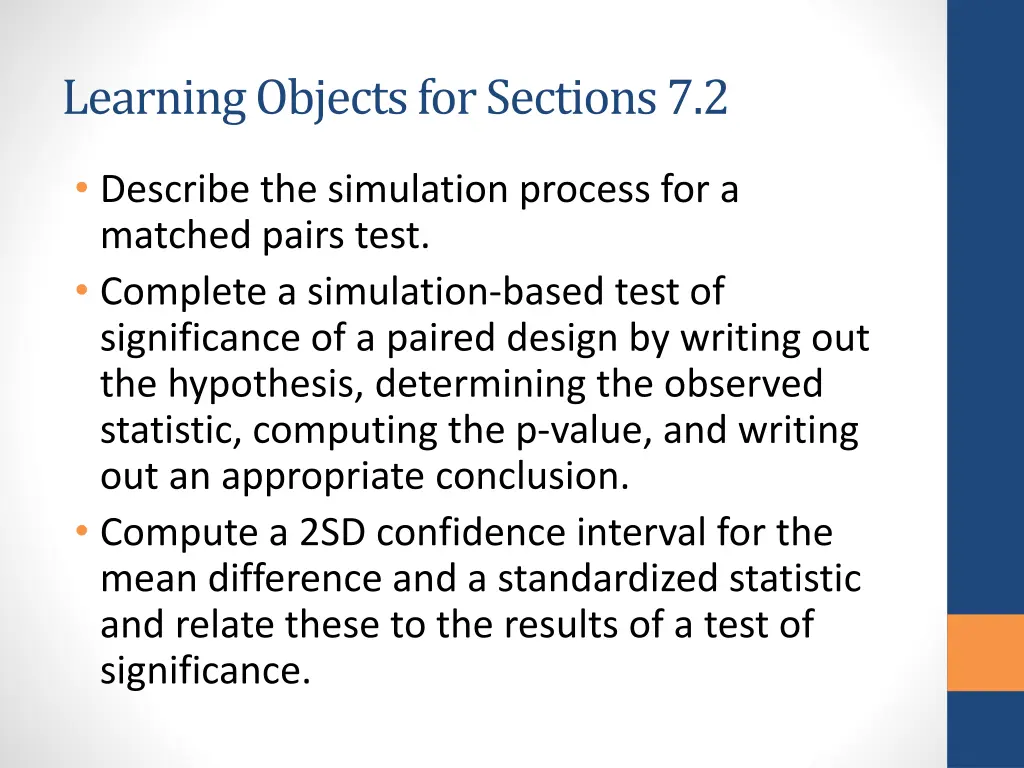 learning objects for sections 7 2