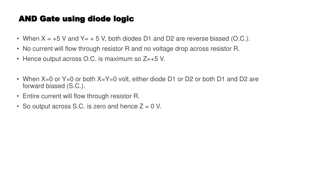 and gate and gate using diode logic using diode 1