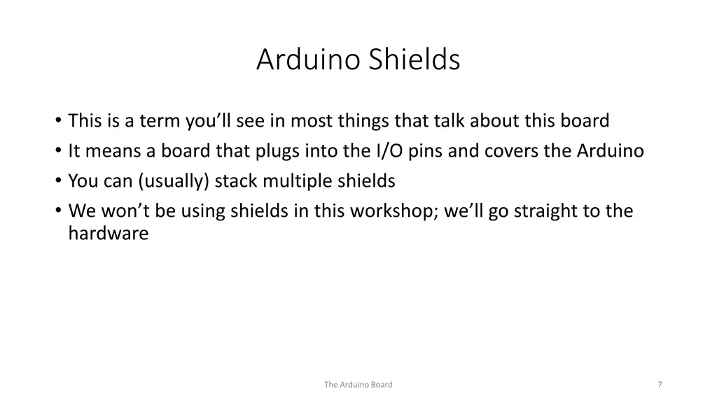 arduino shields