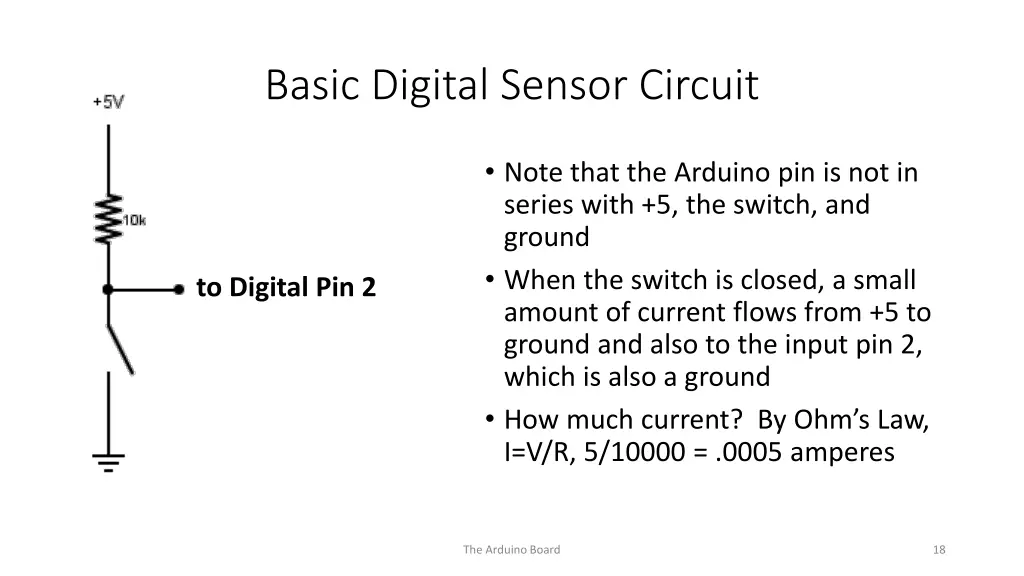 basic digital sensor circuit