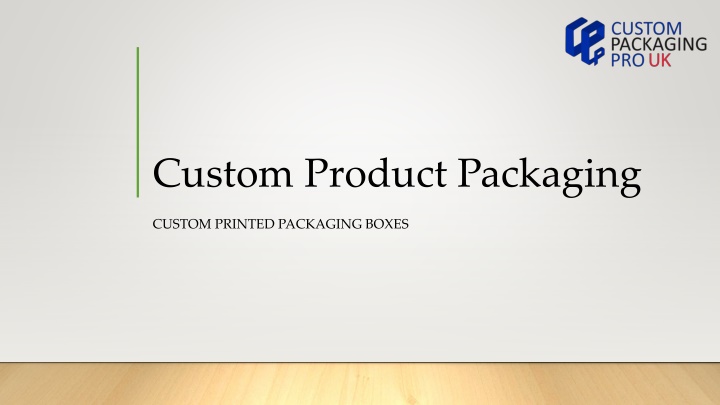 custom product packaging