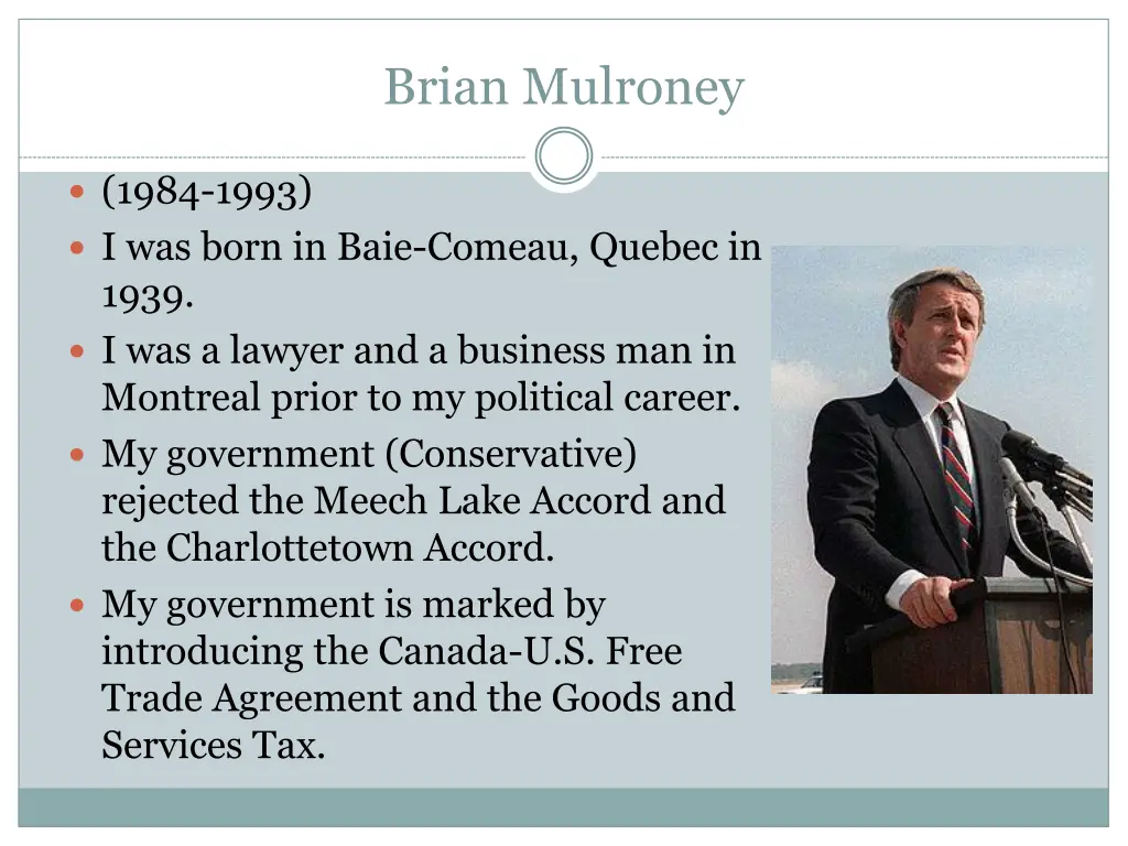 brian mulroney