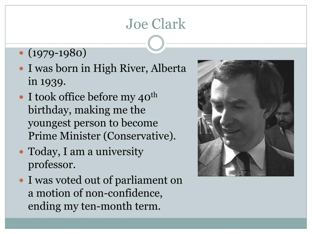 joe clark