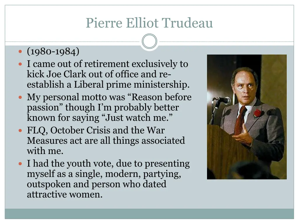 pierre elliot trudeau 1