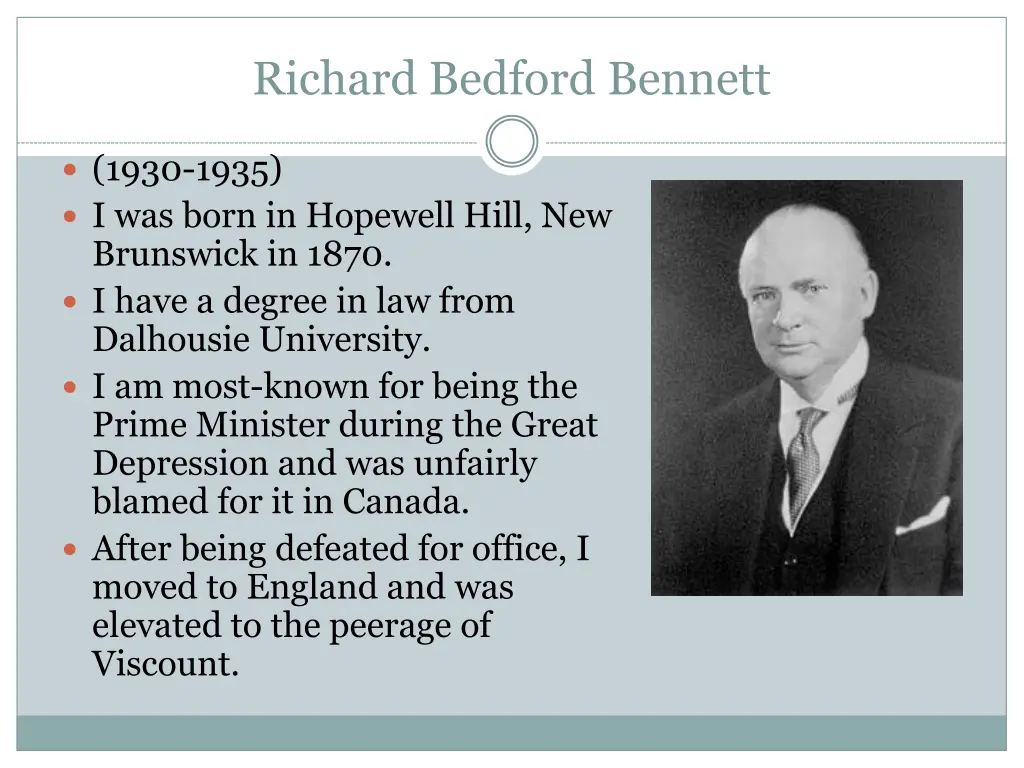 richard bedford bennett