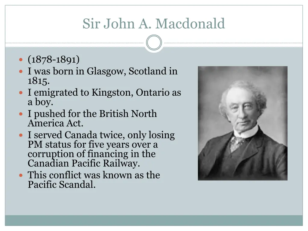 sir john a macdonald 1