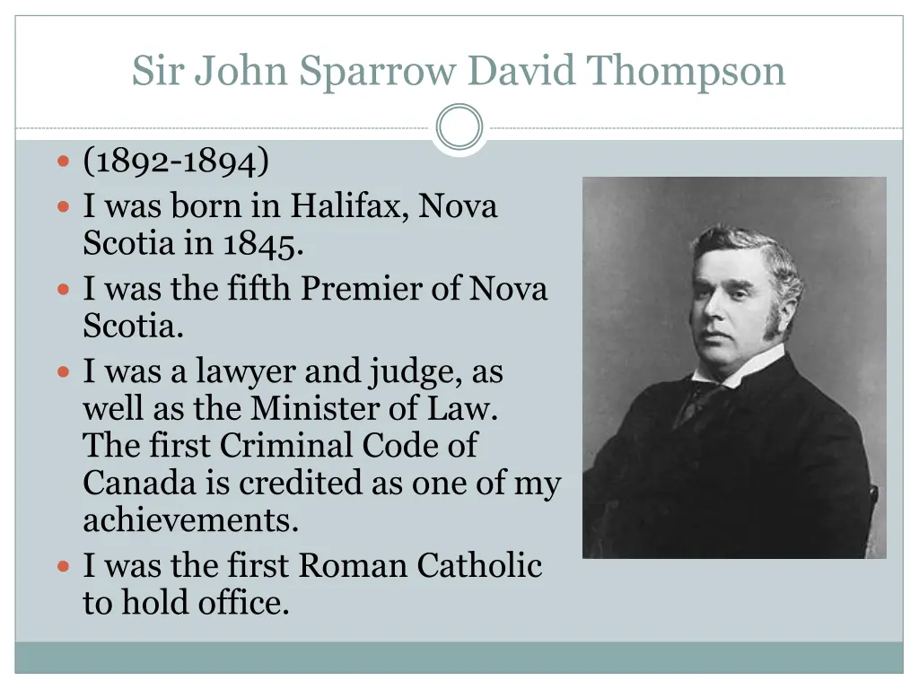 sir john sparrow david thompson