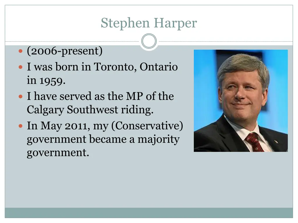 stephen harper