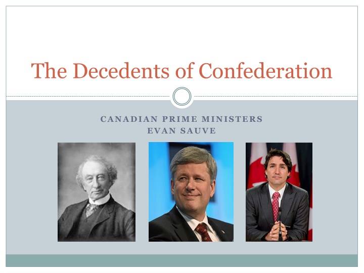 the decedents of confederation