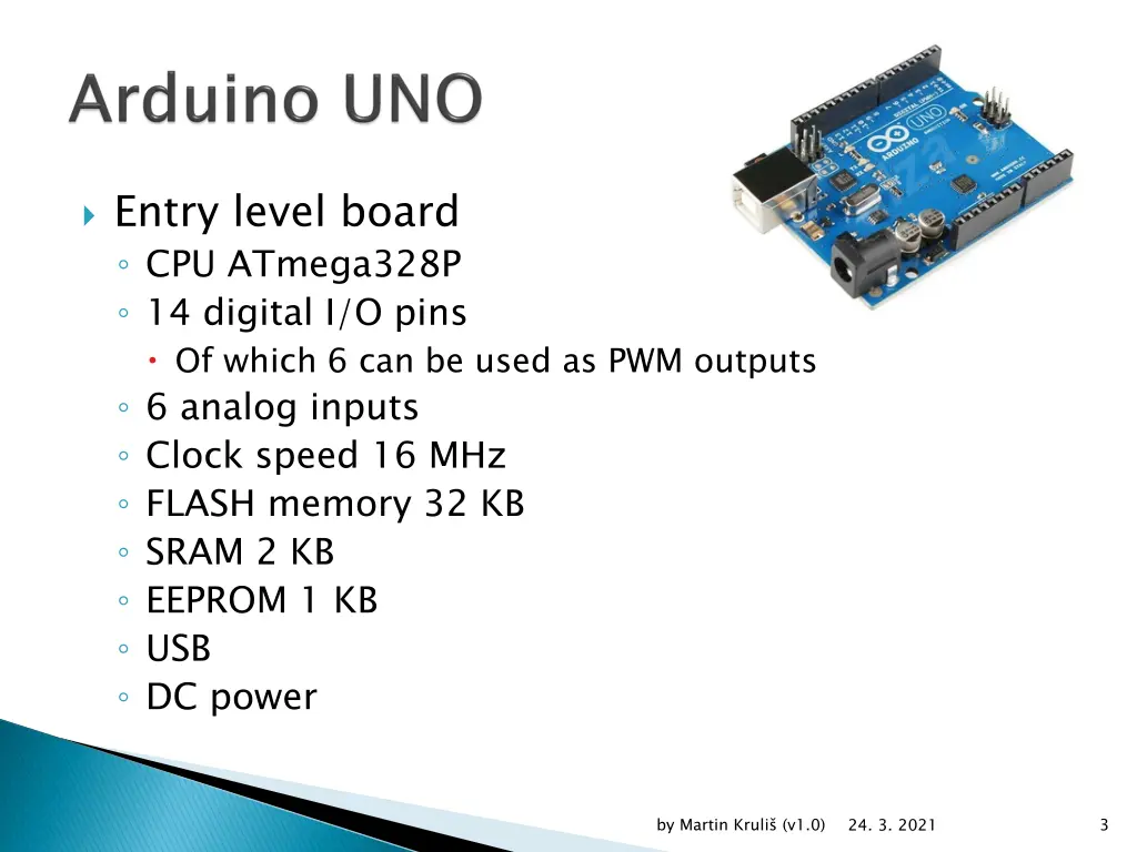 entry level board cpu atmega328p 14 digital