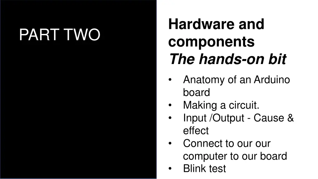 hardware and components the hands on bit