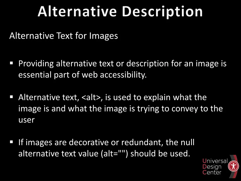 alternative text for images