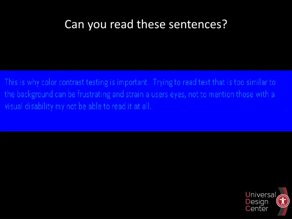 can you read these sentences