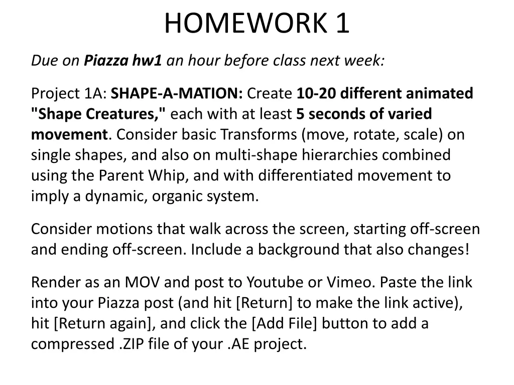 homework 1