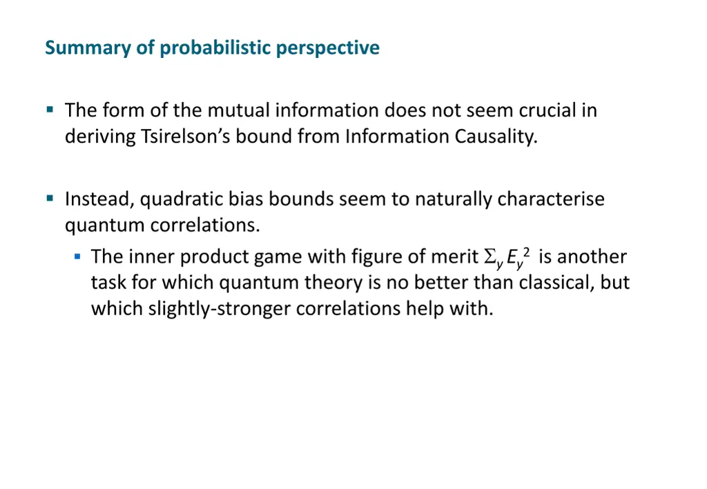 summary of probabilistic perspective