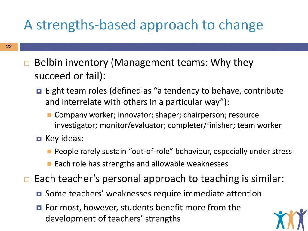 a strengths based approach to change