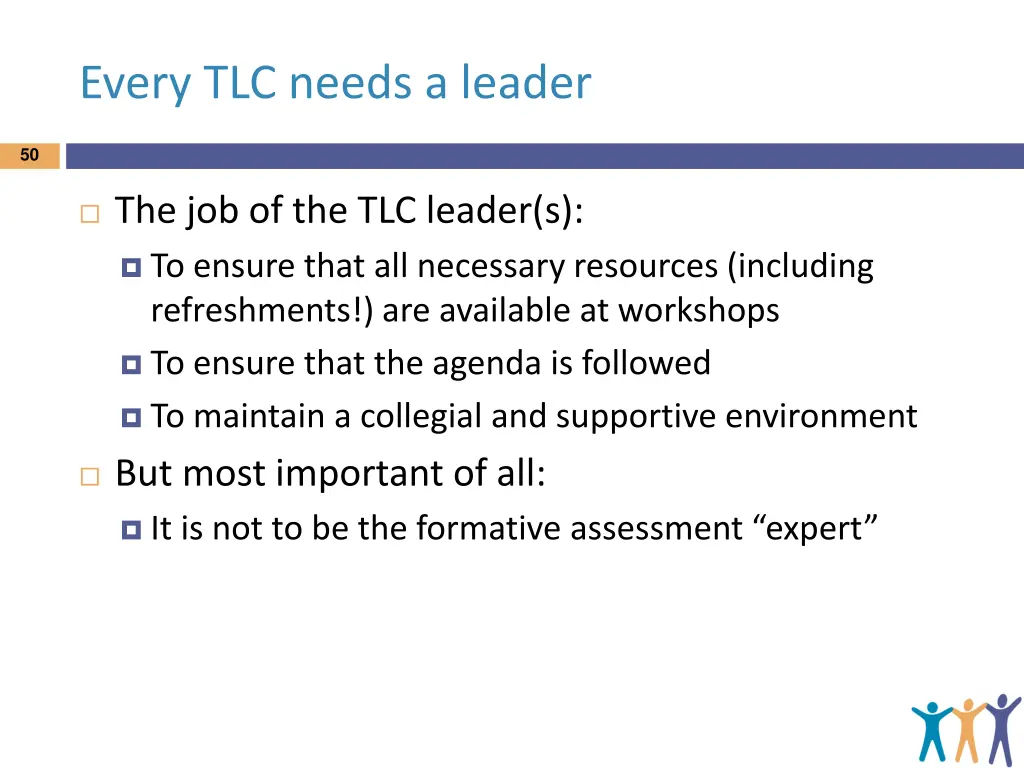 every tlc needs a leader