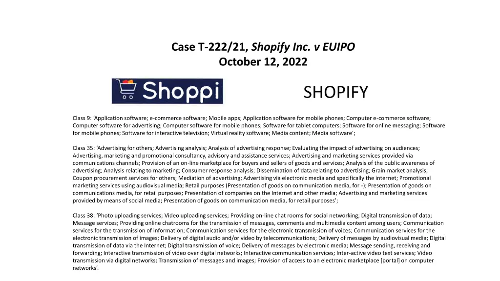 case t 222 21 shopify inc v euipo october 12 2022