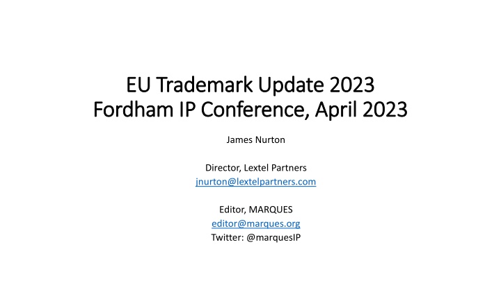 eu trademark update 2023 eu trademark update 2023