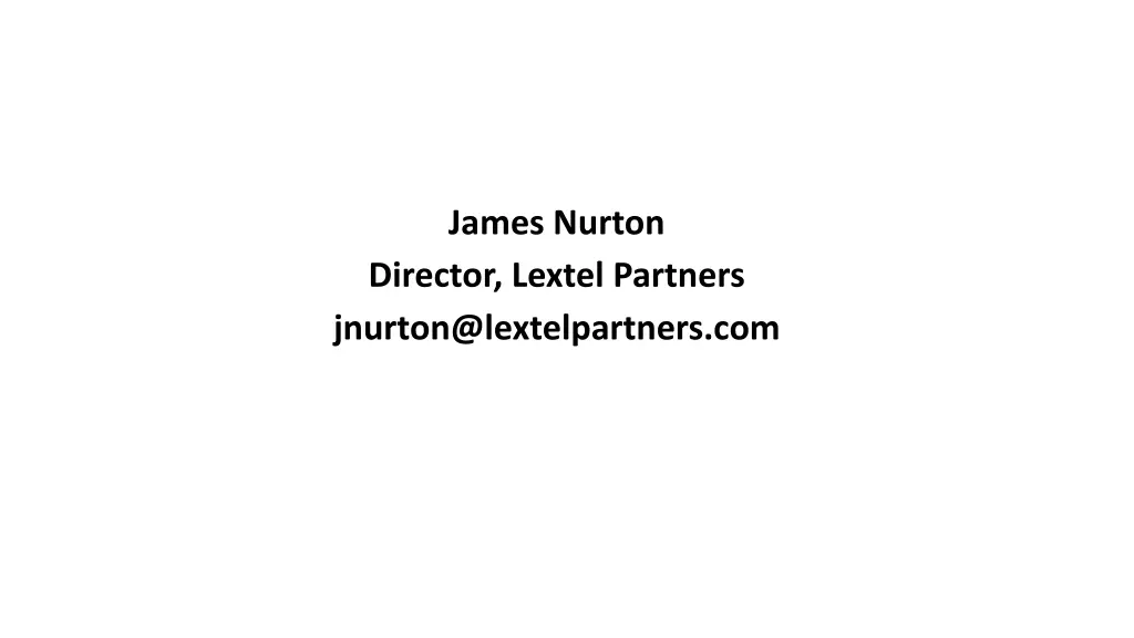 james nurton director lextel partners