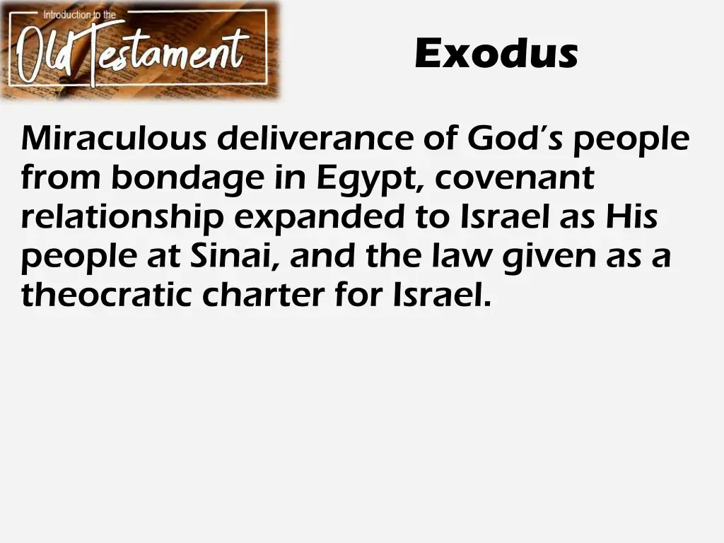 exodus