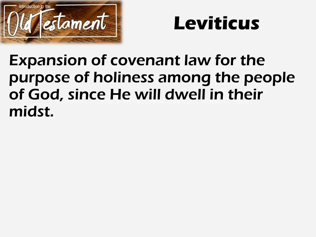 leviticus