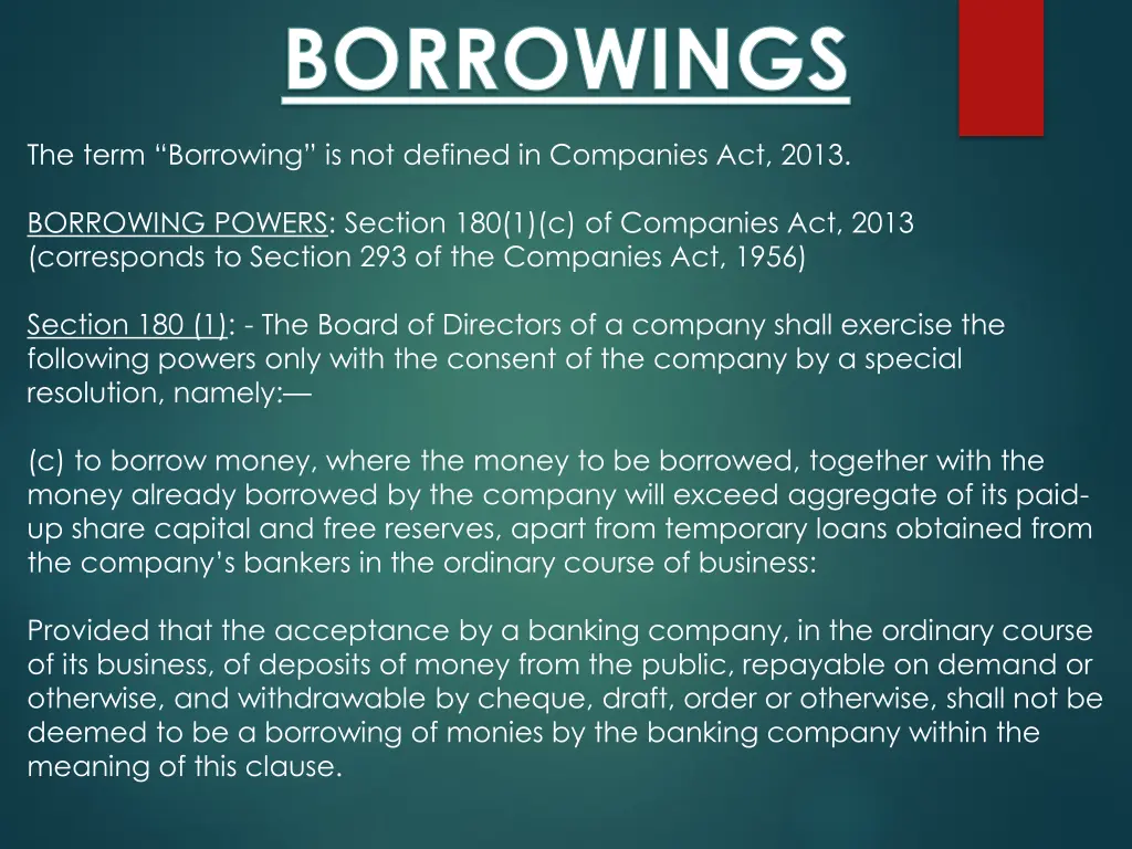 borrowings 1