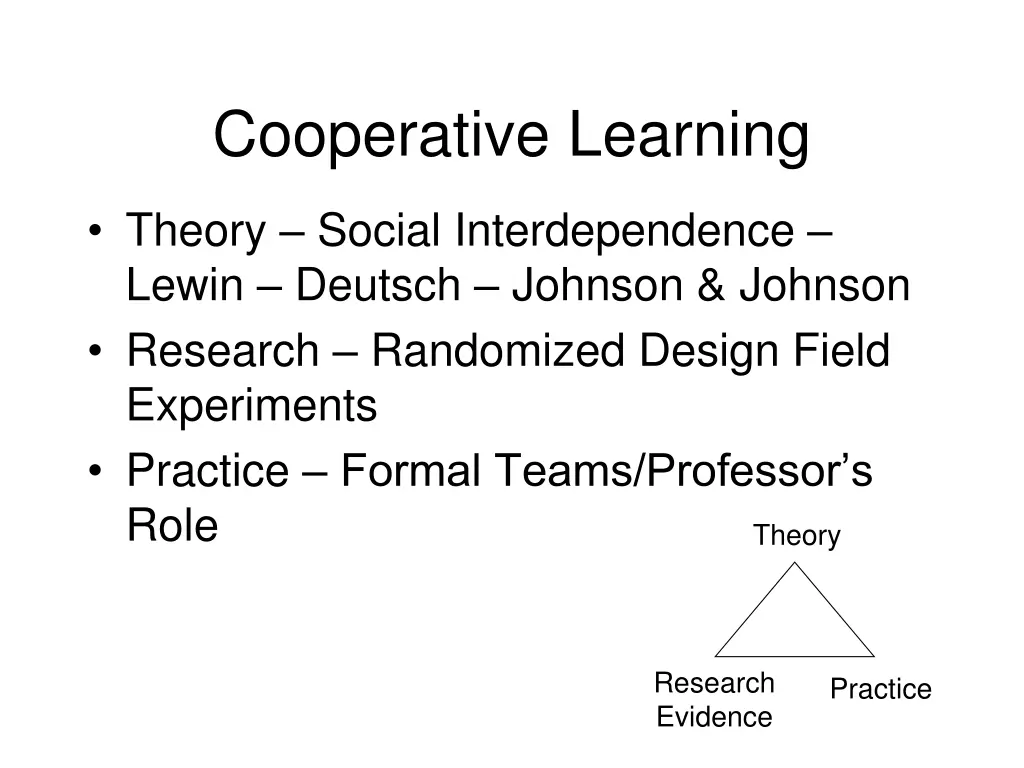 cooperative learning