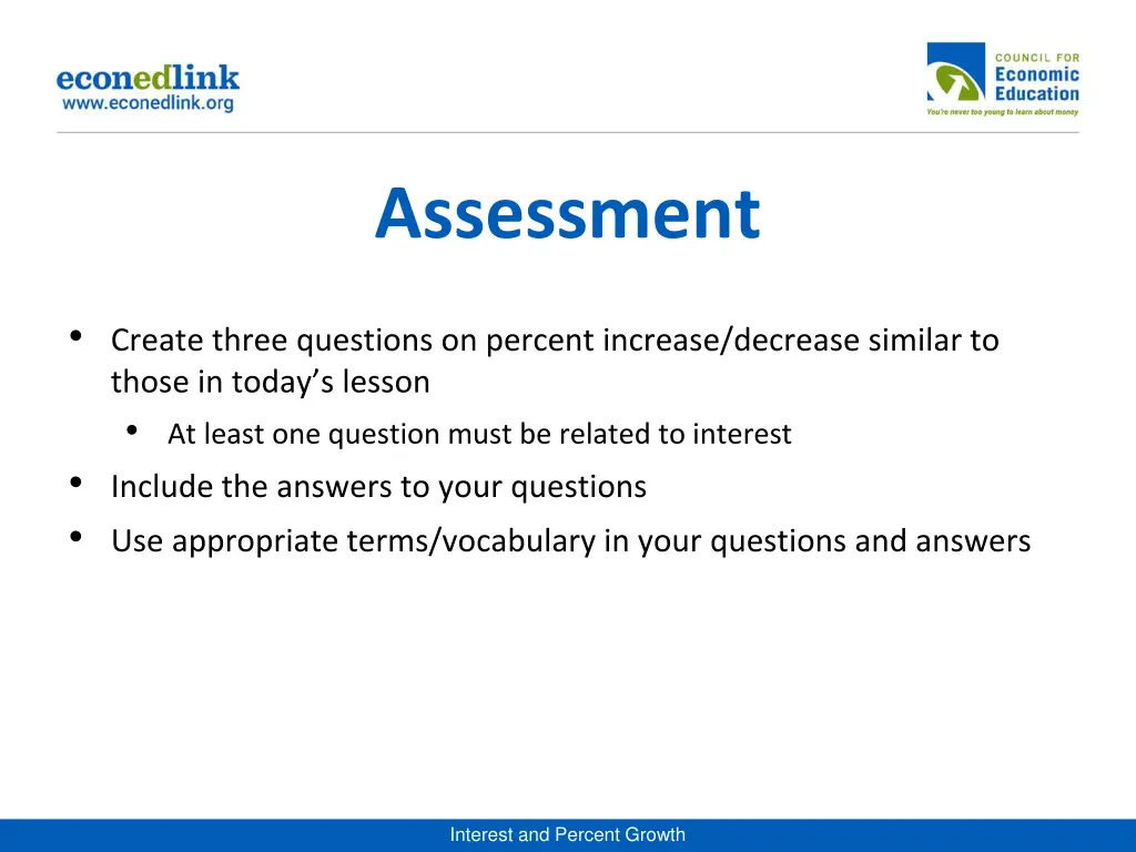 assessment