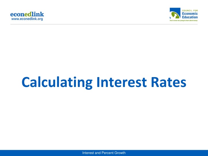 calculating interest rates