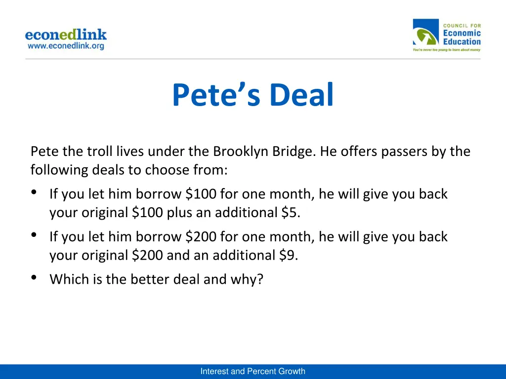 pete s deal