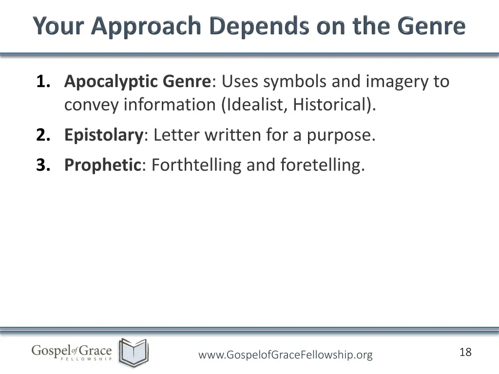 1 apocalyptic genre uses symbols and imagery