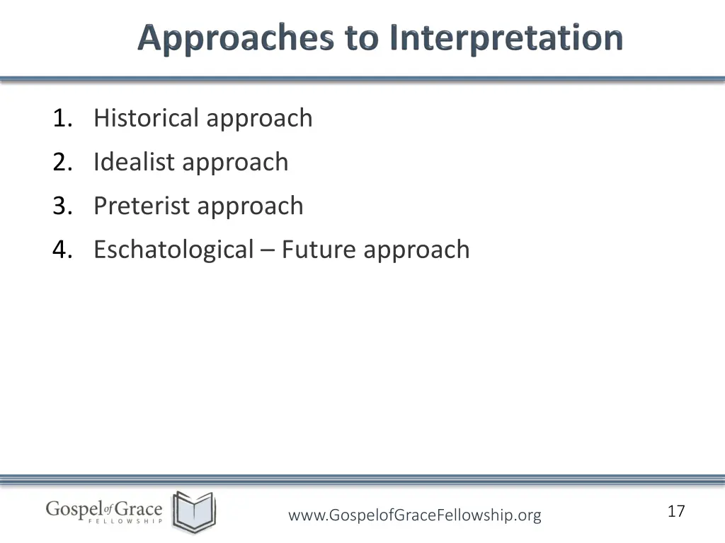 1 historical approach