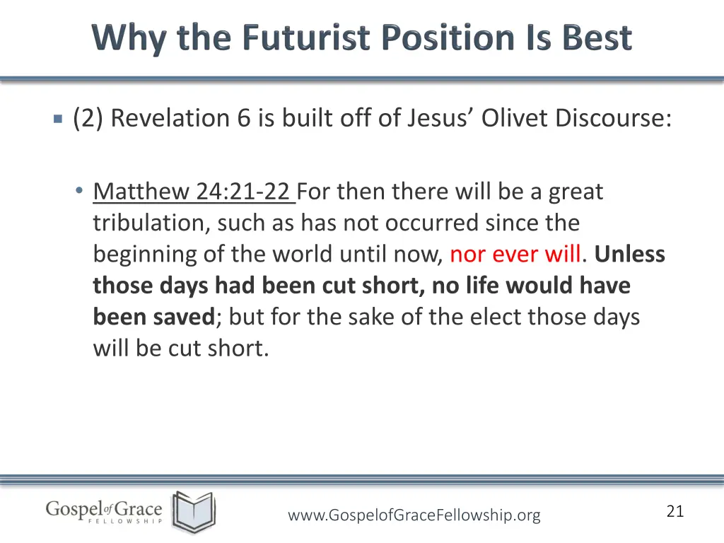 2 revelation 6 is built off of jesus olivet