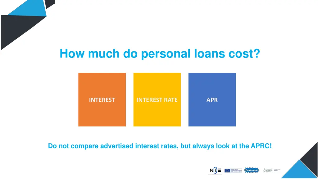 how much do personal loans cost