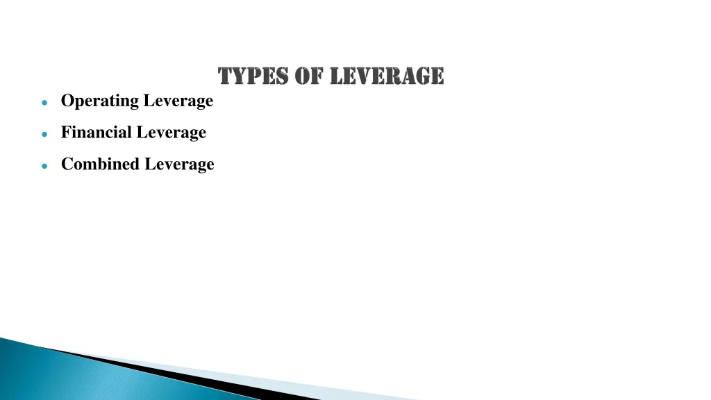 operating leverage