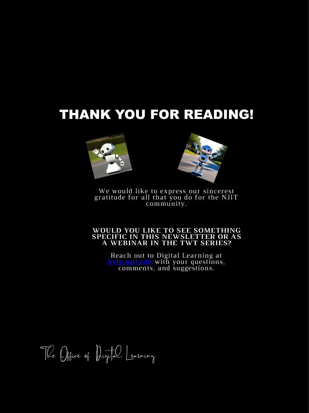 thank you for reading