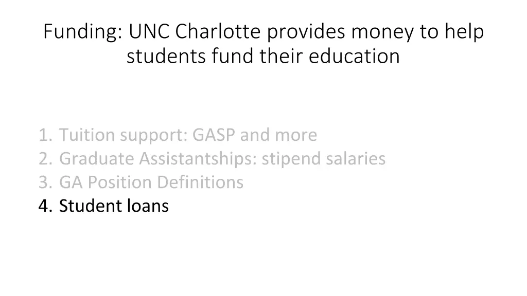 funding unc charlotte provides money to help 3