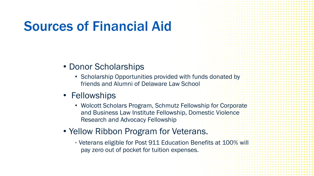 sources of financial aid 2